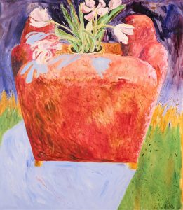Agatha (Gathie) Falk: SOFT CHAIR WITH TULIPS