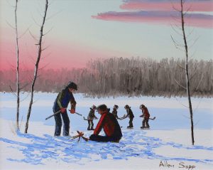 Allen Sapp: MAKING A FIRE FOR THE KIDS