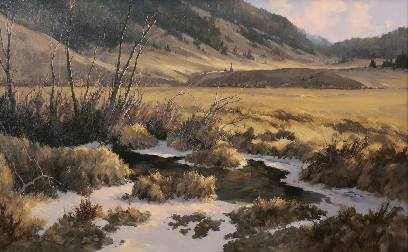 Karl E. Wood CHILCOTIN SPRING, ALKALI LAKE RANCH, B.C. Hodgins Art
