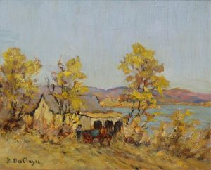 Berthe Des Clayes: FARM BY THE LAKE