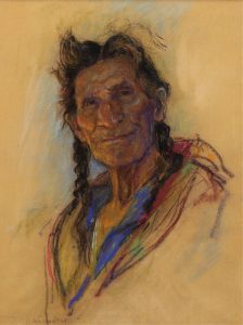 Nicholas de Grandmaison: SITTING EAGLE – JOHN HUNTER (1874-1970)