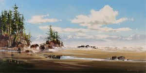 Allan Dunfield: IN A MOMENT (A FRESH DAY ON A VANCOUVER ISLAND BEACH)