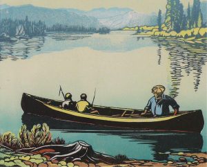 Margaret Dorothy Shelton: FISHING ON THE BOW