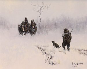 Michael Lonechild: TOO MUCH SNOW TO HUNT