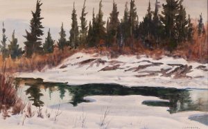 John Davenall Turner: ICY RIVER