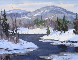 Oscar Daniel De Lall: NORTH RIVER IN SPRING