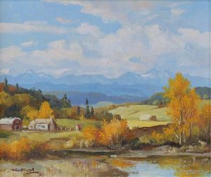 Duncan Mackinnon Crockford: ARCHIE CAMPBELL HOMESTEAD NR. TURNER VALLEY, ALBERTA