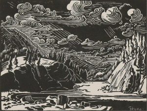 Margaret Dorothy Shelton: BOW FALLS FROM SOUTH