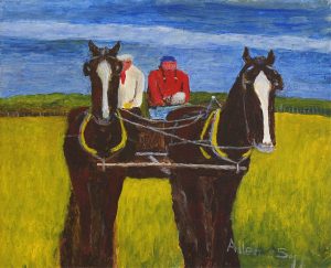 Allen Sapp: HEADING HOME WITH THE HORSES