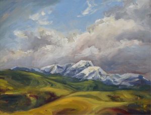 Alice S. Helwig: STORMY MOUNTAIN LANDSCAPE