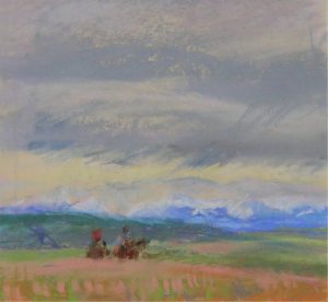 Orestes Nicholas (Rick) Grandmaison: TWO RIDERS, SW ALBERTA