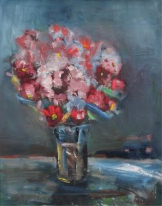 William Lewy Leroy Stevenson: BOUQUET IN VASE