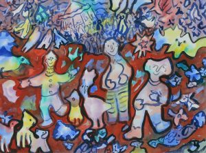 Janet Mitchell: THE HOUR GREW DARK AND LATE