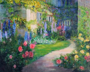 June Leona Moshansky: OLD ENGLISH MANSION & GARDEN