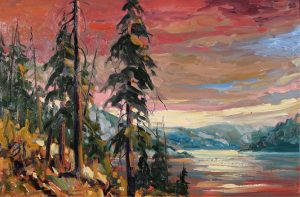 Rod Charlesworth: EVENING GLOW, UPPER ARROW