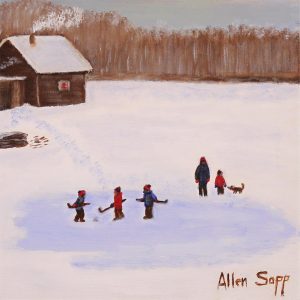 Allen Sapp: WATCHING THE KIDS PLAY HOCKEY