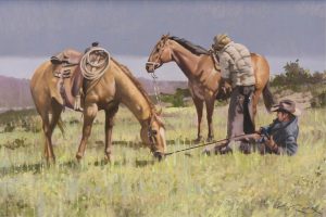 Geoffrey Allan Rock: COWBOYS RESTING