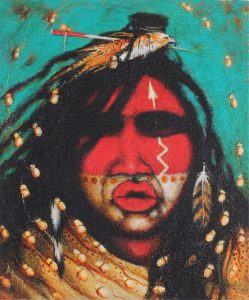 Dale Auger: PORTRAIT IN CEREMONIAL PAINT