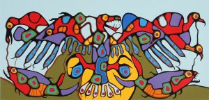 Norval Morrisseau: NORVAL VIEWING DUALITY