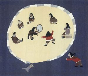 Eleesapee Ishulutaq (Eshulutak) / Hanna Akulukjak: DANCING AND SINGING IN A IGLU
