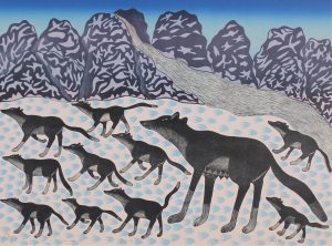 Kenojuak Ashevak: PROUD WOLF PACK