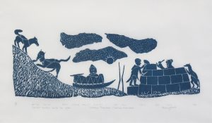 Lucassie Tookalook: CARIBOU HUNTERS BUILD AN IGLOO