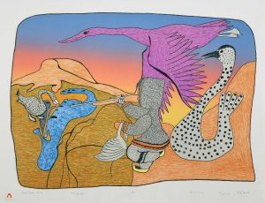 Mayoriak Ashoona: FIRST GOOSE HUNT