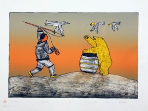Sorosilutu (Soroseelutu) Ashoona: THE BEAR