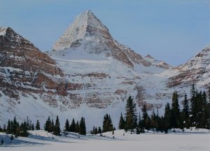 Simon H. Camping: WINTER SHADOWS, MT. ASSINIBOIA