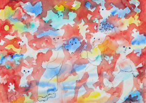 Janet Mitchell: DANCING WITH BIRDS IN HIS HAIR