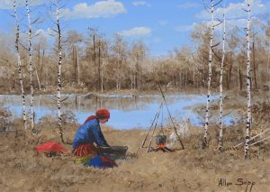 Allen Sapp: NICE DAY TO WASH CLOTHES