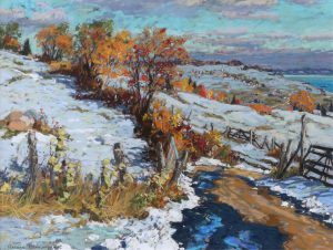 Horace Champagne: EARLY SNOW AT LES EBOULEMENTS