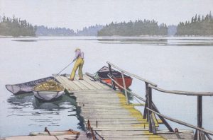 Walter Joseph Phillips: SHARP’S DOCK, PENDER HARBOUR