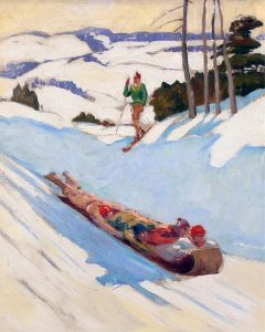 Robert Wakeham Pilot: TOBOGGANING IN WINTER