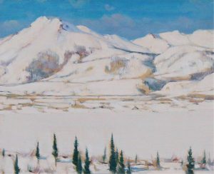 Clarence Alphonse Gagnon: STUDY, WINTER SILENCE (LAURENTIANS)
