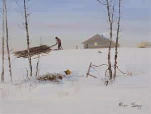 Allen Sapp: GETTING LOGS FOR FIREWOOD