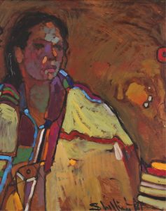 Arthur Shilling: GIRL IN WHITE SHAWL