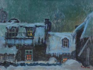 William Thurston Topham: ROOFTOPS, BACK OF UNIVERSITY STREET