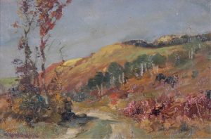 Augustus Frederick Lafosse (Gus) Kenderdine: HILLSIDE TRAIL, LATE SUMMER