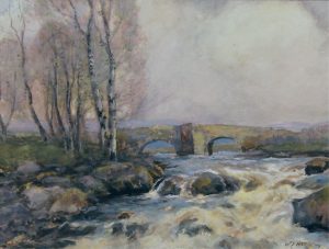 William Edwin Atkinson: SILVER BIRCHES, DARTMOOR NEAR DEVON