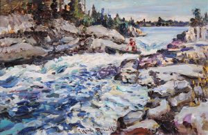 George Horne Russell: CANOEING THE RAPIDS