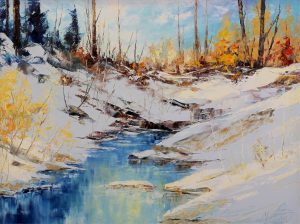 Michel Pleau: RENCONTRE DES SAISONS ,RUISSEAU ST-MATHIEU