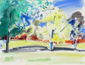 Kenneth Campbell Lochhead: OCTOBER ARBORETUM #14