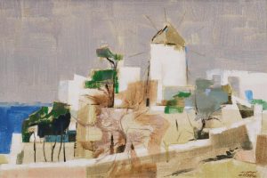 Hilton MacDonald Hassell: MEDITERRANEAN WINDMILL, MYKONOS, GREEK ISLES