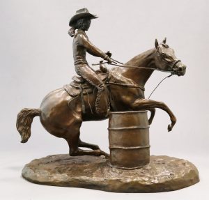 Gina McDougall Cohoe: BARREL RACING