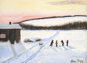 Allen Sapp: PLAYING BALL IN WINTER