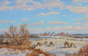 Ernest Luthi: INDIAN HEAD FROM N. EDGE OF FORESTRY FARM