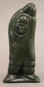Johhny Inukpuk Jr.: INUIT MAN WITH ARMS RAISED