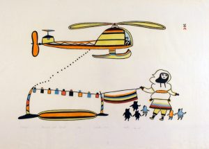 Pudlo Pudlat: QULAGULI (HELICOPTER)