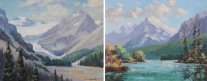 Reginald Llewellyn Harvey (2): PEYTO GLACIER / GOAT MOUNTAIN, BANFF